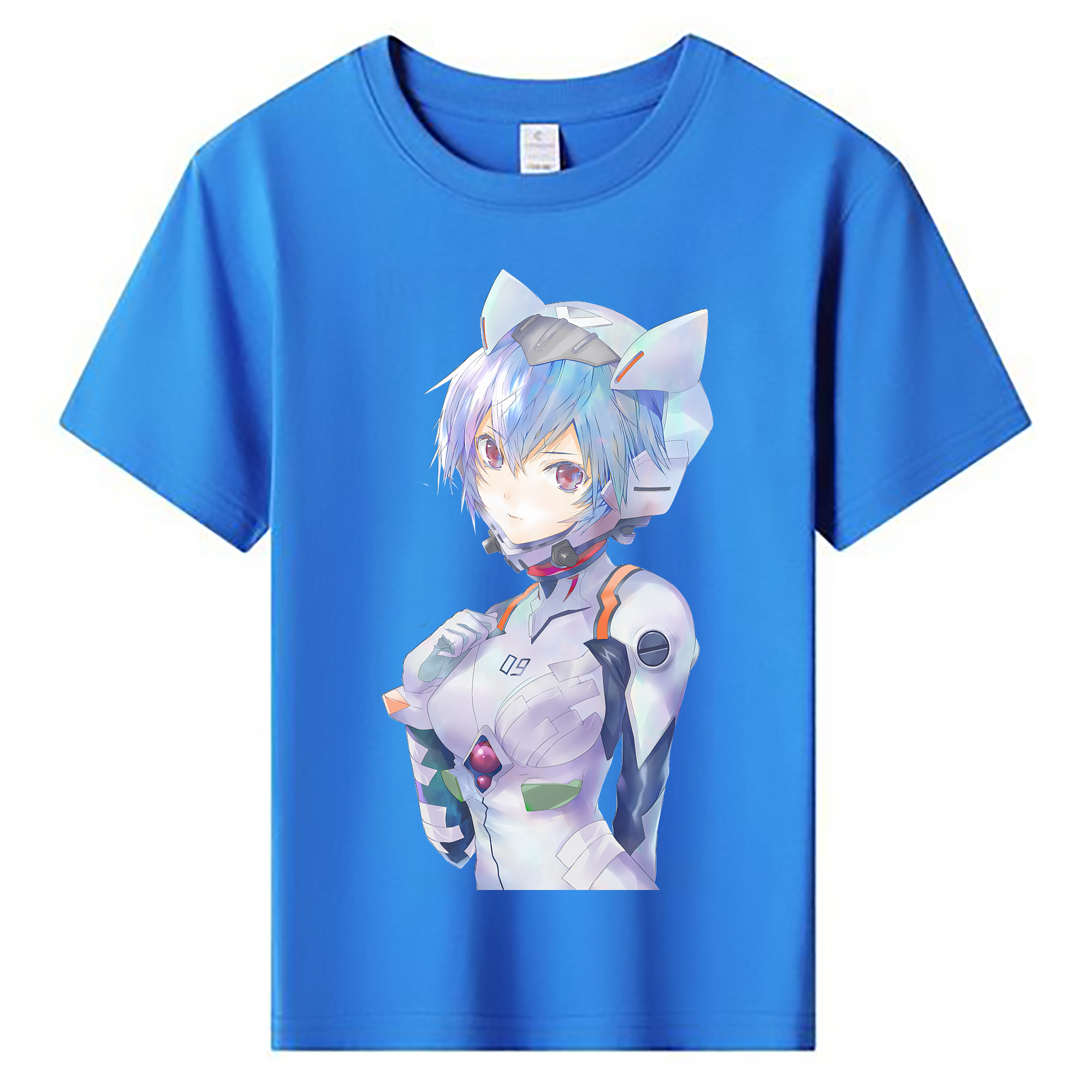 （画像用） EVA 新世紀エヴァンゲリオン 綿100％キッズTシャツ（フロントプリント）
